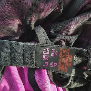 Y K Aesthetic Fairycore Grunge Ruffle Corset Lingerie Black And Barbie Pink Corset Top La Senza