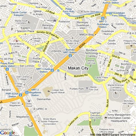 Political Location Map Of Makati