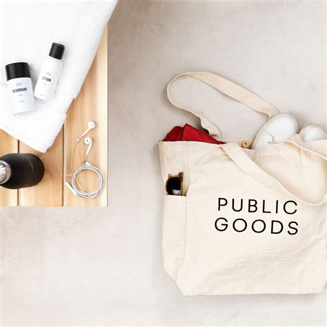 Organic Cotton Tote Bag Bottle Holder Zip Closure And More Public Goods