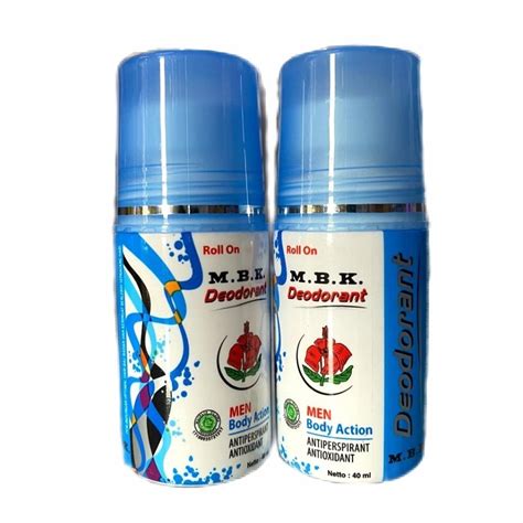 Jual MBK ROLL ON DEODORANT MEN BODY ACTION ANTIPERSPIRANT ANTIOXIDANT