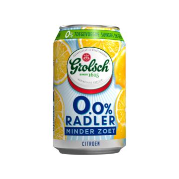 Grolsch 0 0 Radler Citroen Minder Zoet Blik 33cl Bestellen Jumbo