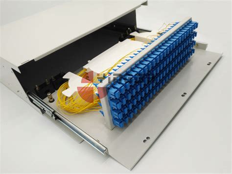 U Port Sc Slide Out Drawer Fiber Optic Patch Panel Optical