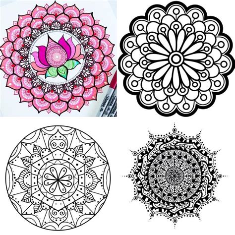 how to mandala drawing