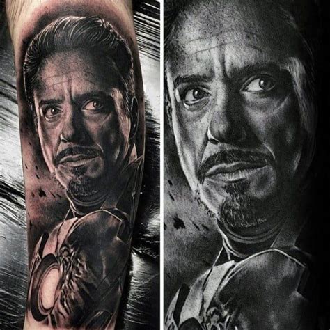 Iron Man Tattoo Designs For Men Tony Stark Ink Ideas Iron Man