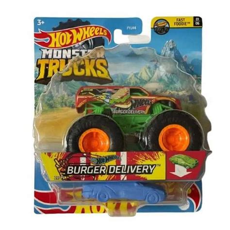 Hot Wheels Monster Trucks Sortido Fyj Mattel Brincasa