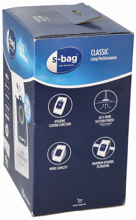 Worki S BAG Electrolux Classic Long Performance E201SM