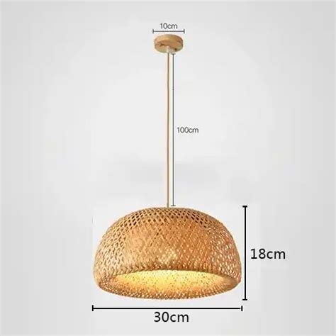 Lustre Pendente De Bambu Para Tecelagem Artesanal Suspens O De Vime