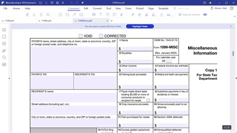 Irs 1099 Misc Form 2023 Printable - Printable Forms Free Online