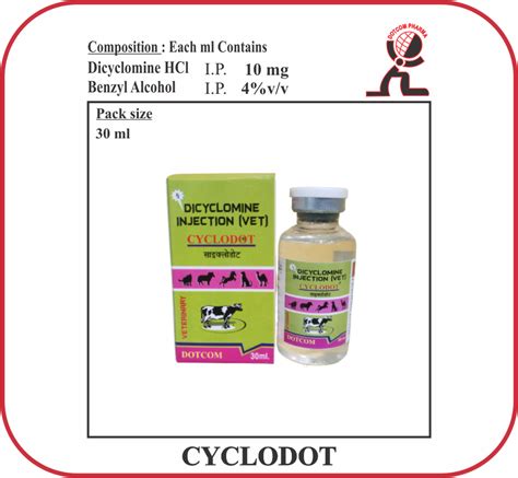 Dicyclomine Hcl 10 Mg Injection Brand Cyclodot Prescription Dotcom