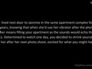 Larger Than Life Neighbor Shrinks Himself To Spy On Horny Model Jasmine