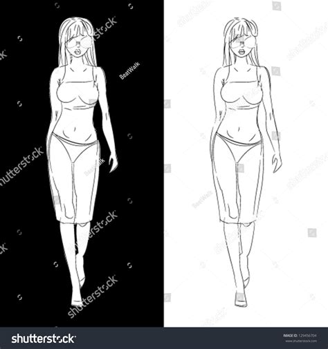 Naked Woman Front Butt Stock Vectors And Vector Art Shutterstock