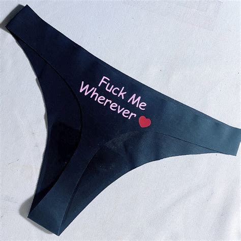 Fuck Me Wherever Panties String Thong Hipster Boy Etsy