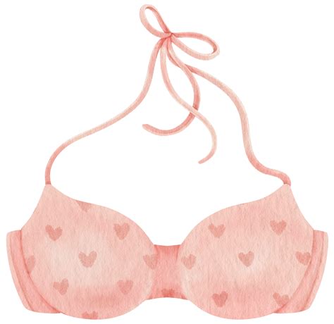 bikini rosa trajes de baño estilo acuarela para elemento decorativo 9786171 PNG