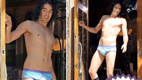 Russell Brand Nearly Naked In NYC