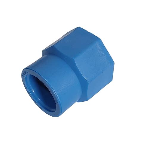 Luva Soldável Mista 20 mm x 1 2 BSP PPR Azul Linha TopAir