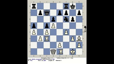 Jussupow Artur Vs Taulbut Shaun M Ibm B Chess 1978 Amsterdam