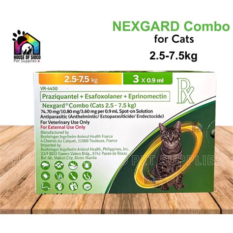 Nexgard Combo Spot On Solution For Cat And Kitten Shopee Philippines