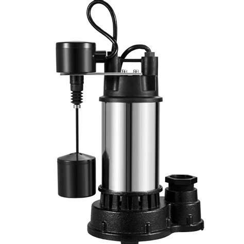 Vevor 15 Hp Submersible Cast Iron And Steel Sump Pump 6000 Gph Submersible Water Pump With