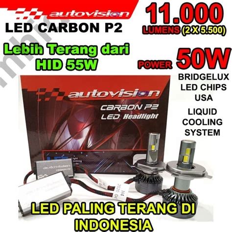 Jual LAMPU LED CRV GEN3 Autovision CARBON P2 11000Lumens 50W Super