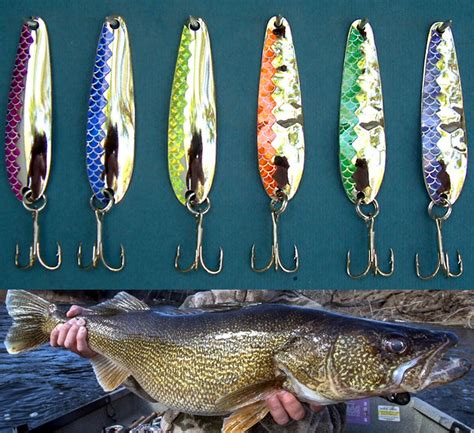 Nickel Silver Scale Flash Trolling Flutter Spoons Lake Erie Walleye