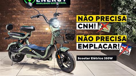 Scooter El Trica W N O Precisa De Cnh N O Precisa Emplacar Youtube