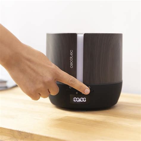 Purearoma Connected Black Woody Humidificador E Altifalante