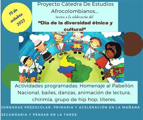 Día De La Diversidad Étnica Y Cultural I E Pedacito De Cielo