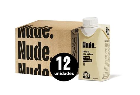 Leite Vegetal Sabor Cacau Prote Na Ml Nude Em Bebidas Proteicas Creme De Leite