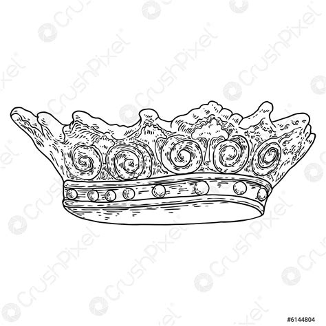 Crown of Twelve Stars drawing Found on Saint Mary sculptures - stock ...