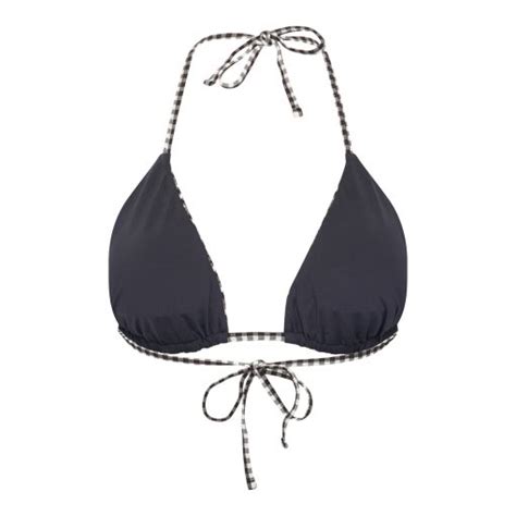 Is Bikini Top Black White Checker Tet Responsible Wear