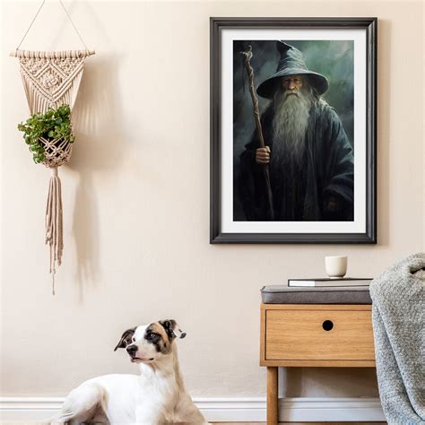 NEW Gandalf Lord of the Rings Digital Lotr Wall Art Print Digital ...