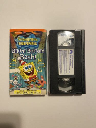 Spongebob Squarepants Bikini Bottom Bash VHS 2002 97368754430 EBay