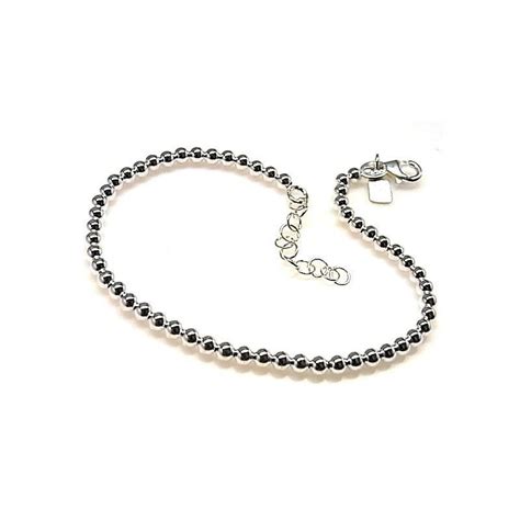 Minoplata Pulsera Con Bolas De Plata De Ley Mm Correos Market