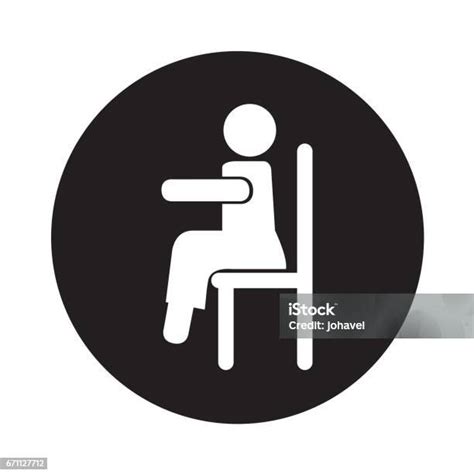 wanita duduk siluet ikon lambang ilustrasi stok  gambar