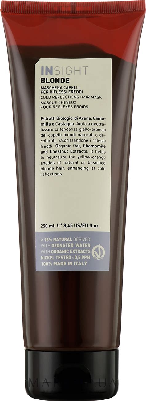Insight Blonde Cold Reflections Maska - Маска для волос "Холодные ...