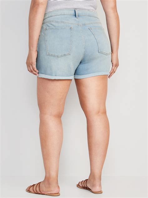 Mid Rise Wow Jean Shorts Inch Inseam Old Navy