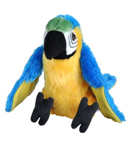 Wild Republic Cuddlekins Mini Blue Yellow Macaw Stuffed Animal 8