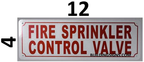 FDNY SIGN FIRE SPRINKLER CONTROL VALVE SIGN ALUMINUM HPD SIGN HPD