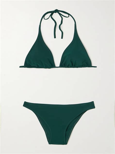 LIDO Cinquantacinque Triangle Bikini Green Editorialist