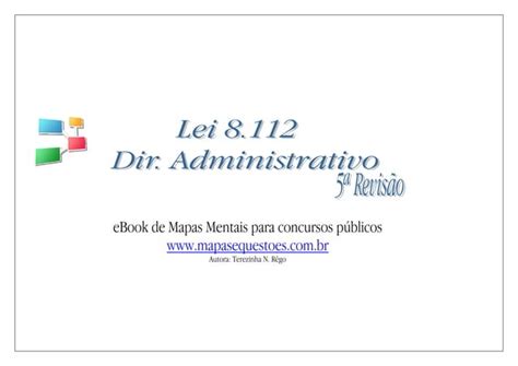 Lei 8112 Mapa Mental Ppt