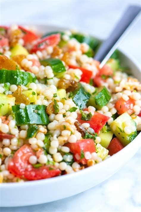 Easy Lemon Herb Couscous Salad Recipe Couscous Salad Recipes