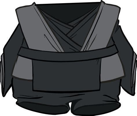 Black Jedi Robes Club Penguin Robe Clipart Large Size Png Image