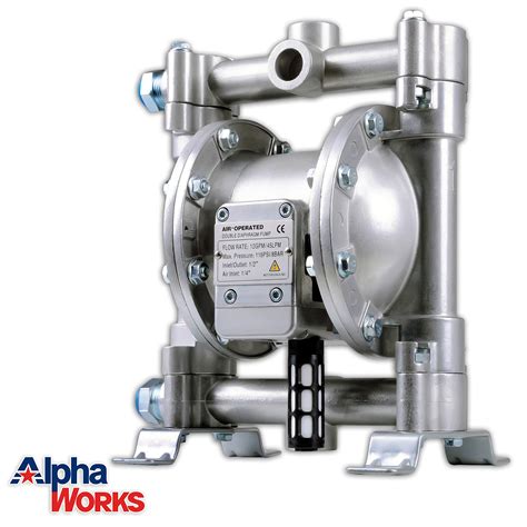 AlphaWorks Double Diaphragm Transfer Pump 1 2 Nitrile NBR Buna N