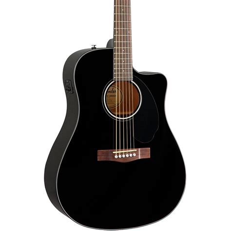 Fender Classic Design Series Cd 60sce Cutaway Dreadnought Acoustic Electric Guitar Musician S