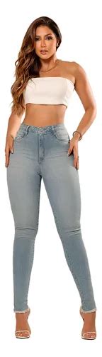 Cal A Jeans Skinny Hot Feminina Alta Barra Desfiada Parcelamento Sem Juros