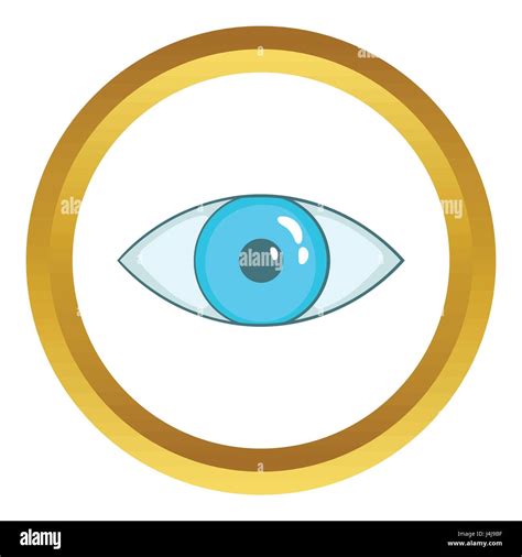 Blue eye vector icon Stock Vector Image & Art - Alamy