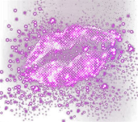 ♡glitter Kiss Mark♡ Kykw Glitter Sparkles Kiss Mark Pink