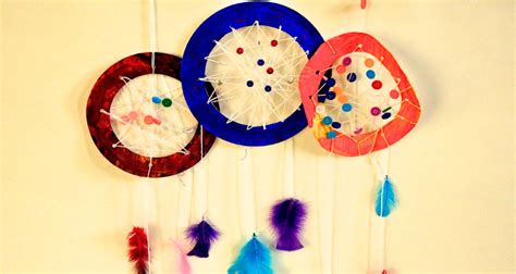 Paper Plate Dream Catchers Nanny Anita My Baba