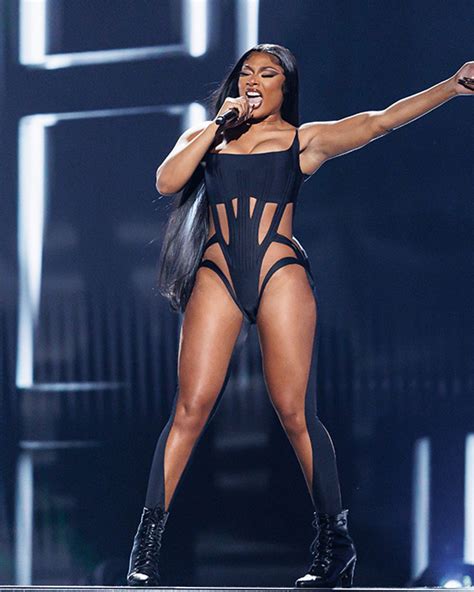 Megan Thee Stallion In Custom Mugler At Billboard Music Awards