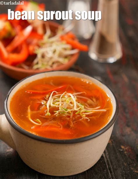 bean sprout soup recipe | healthy Indian style bean sprouts soup | quick Chinese soup